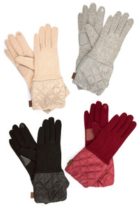 CC BEANIE Padded Cuff Winter Touchscreen Gloves