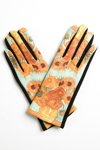 Art Painting Print Touch Screen Winter Gloves