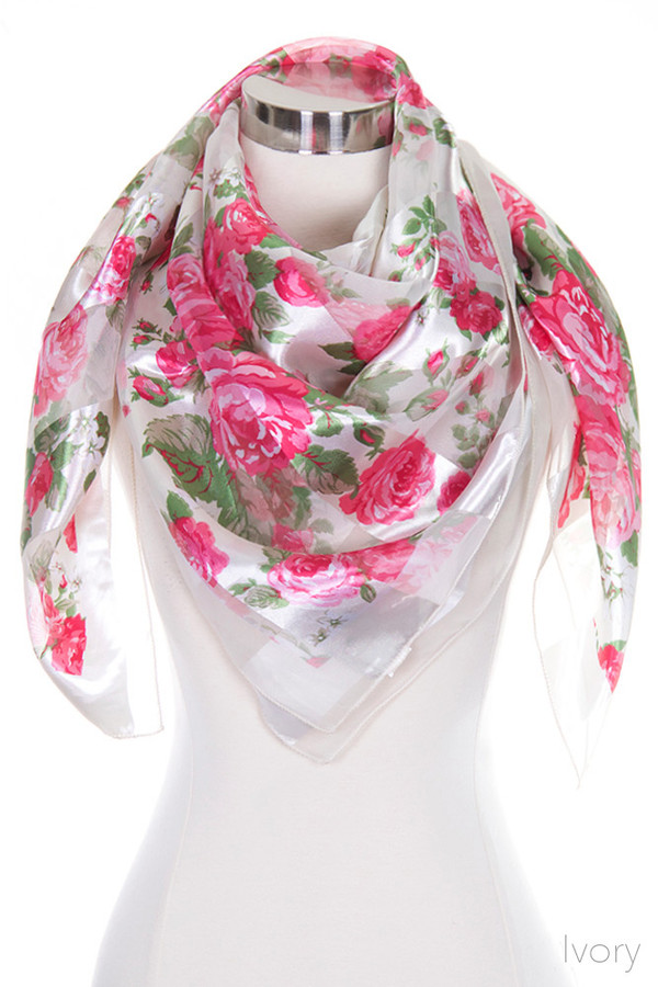 SATIN SCARF-SPSQ01 SATIN SCARF-SPSQ01