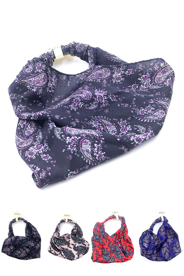 PAISLEY HEADBAND-UHW9836C (12pc) PAISLEY HEADBAND-UHW9836C (12pc)