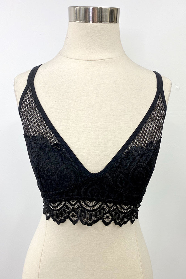 BRALETTE-B86155 (6pc) - HANA WHOLESALE