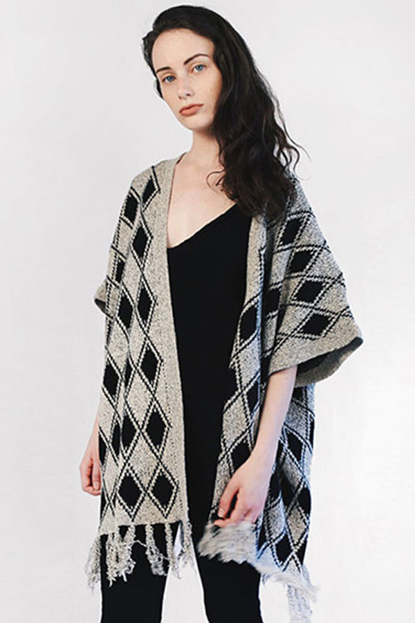 DIAMOND PATTERN KIMONO-SJK-159