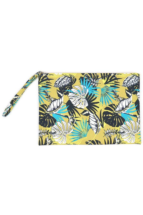 TROPICAL LEAVES POUCH-MP0119