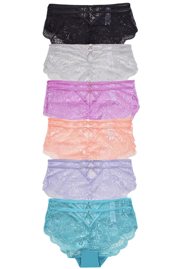 LACE WITH STRING PANTY-P2052 (12pcs)