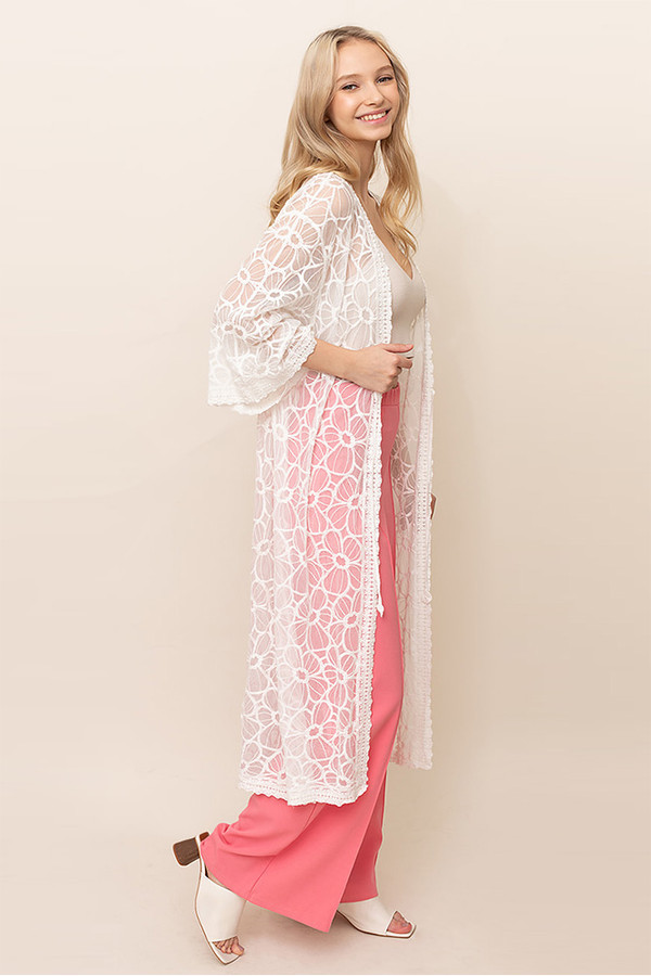 LACE KIMONO-WLK110014-WHITE