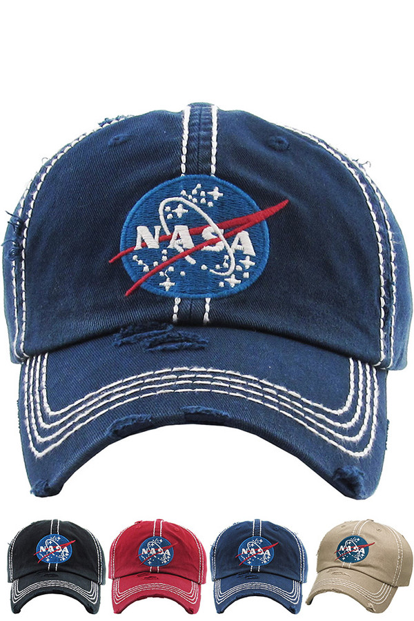 NASA INSIGNIA VINTAGE BASEBALL CAP-KBVT-219