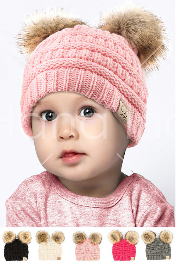 C.C BABY BEANIE-BABY-43-POM POM - HANA 
