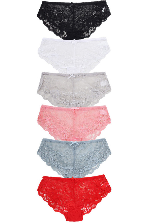 LACE BOXER PANTIES-L3183 (12pc)