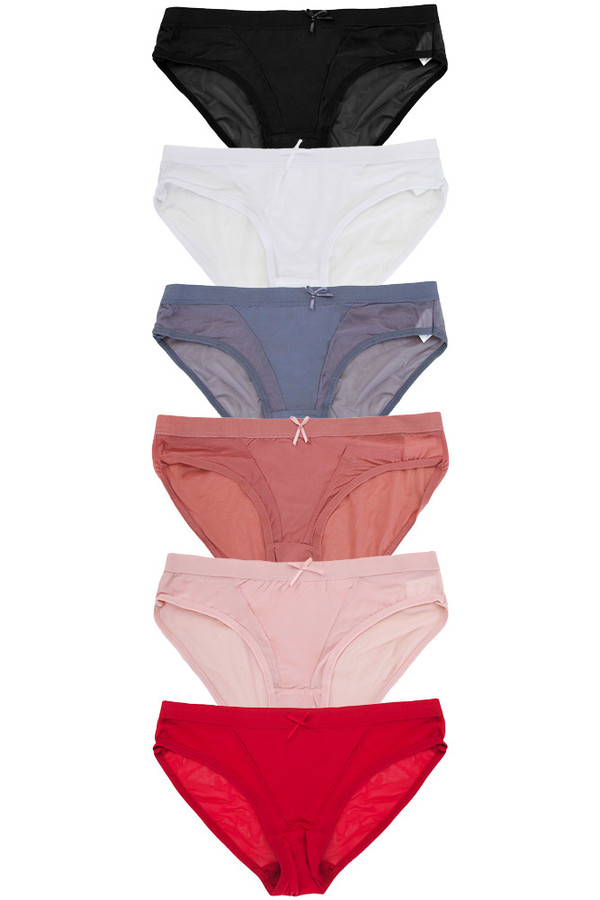 SOLID COLOR PANTIES-L3162 (12pc)