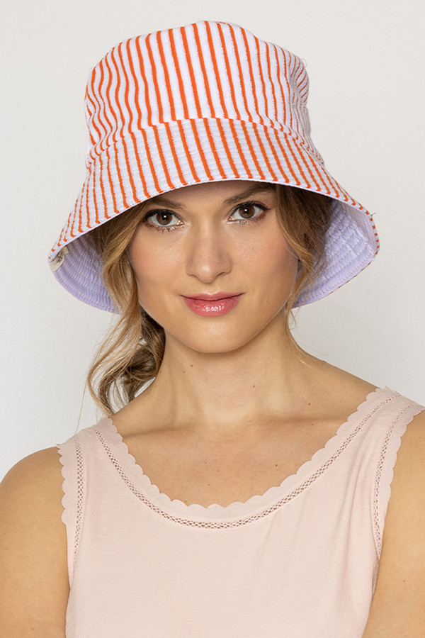 STRIPED TERRY BUCKET HATYHU210173 HANA WHOLESALE