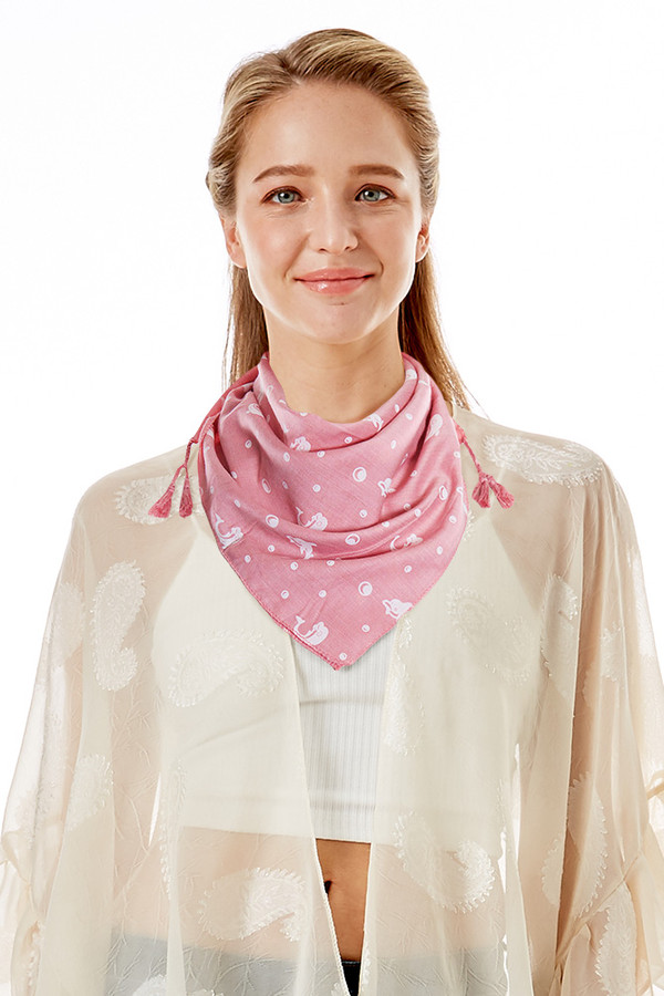 DOLPHIN PATTERN NECKERCHIEF-LOF471