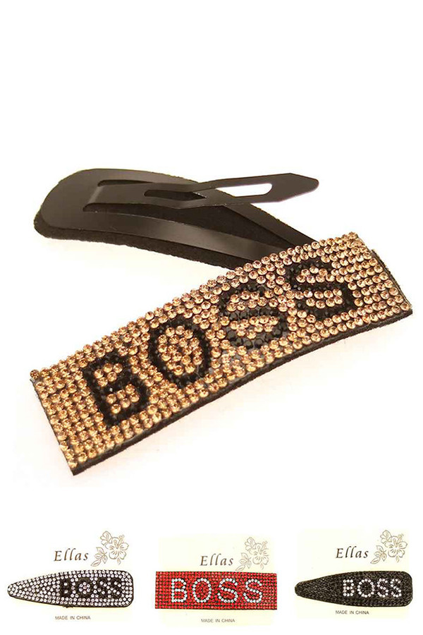 BOSS LETTERING STONE SNAP PIN-ESP2155F (12pc)