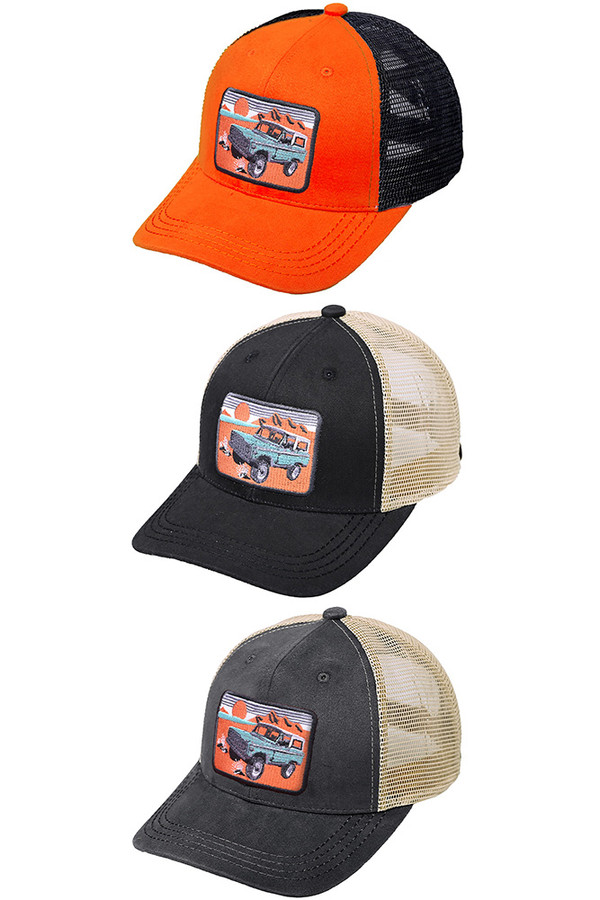 C.C Bronco Embroidery Patch Baseball Cap-MBA-7017