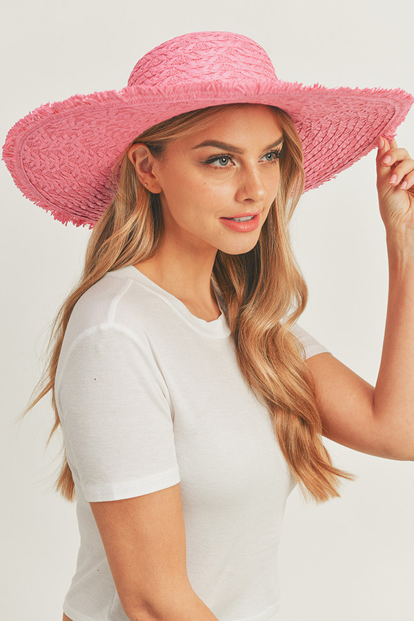 Solid Floppy Sun HatMH0095 HANA WHOLESALE