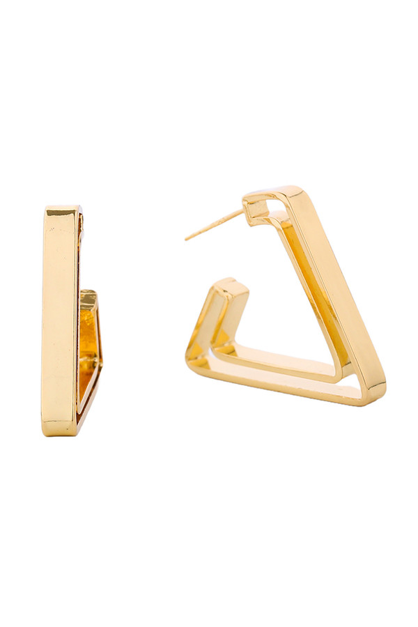 14K Dipped Triangle Shape Post-SJE310420