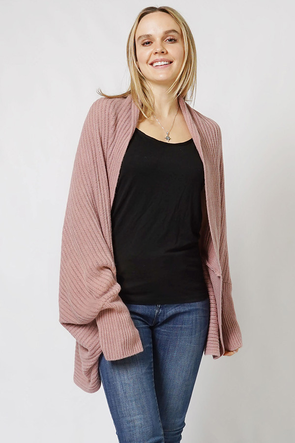 Soft Knit Shrug Cardigan-ECD10818 Soft Knit Shrug Cardigan-ECD10818