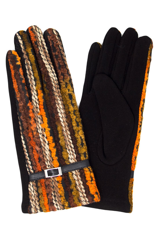 Multi Color Yarn Smart Touch Gloves-LOG104