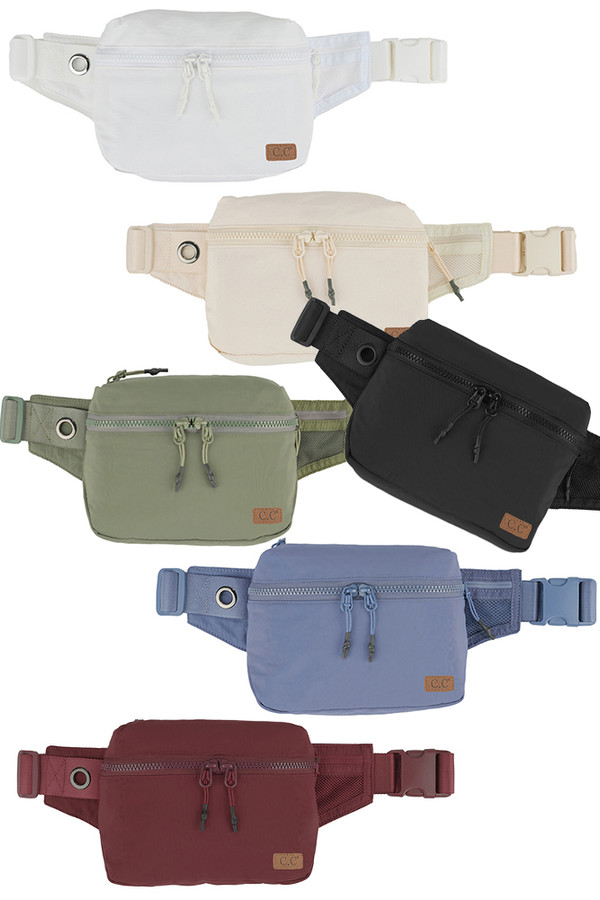 C.C Zipper Fanny Pack-BGS0060