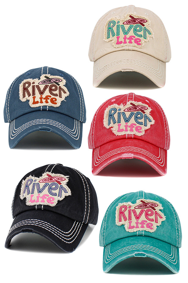 RIVER LIFE Vintage Baseball Cap-KBV-1532