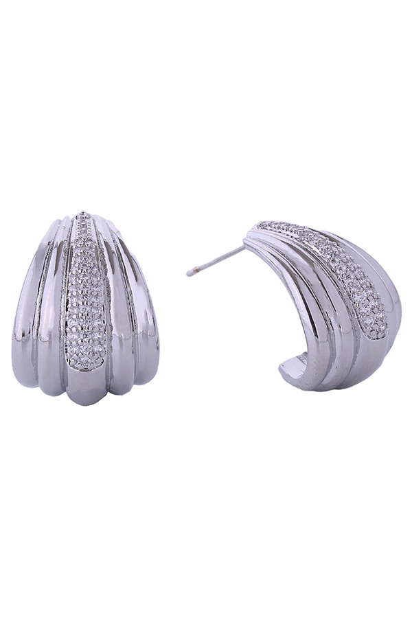 14K Hera Pave CZ Post Earrings-DJE310700