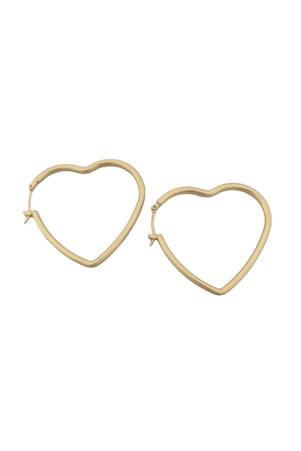 14K Gold/White Gold Dipped Heart Shape Pin Catch-SJE310358