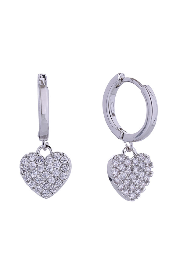 14K Radiant Heart Swing Earrings-SJE310666