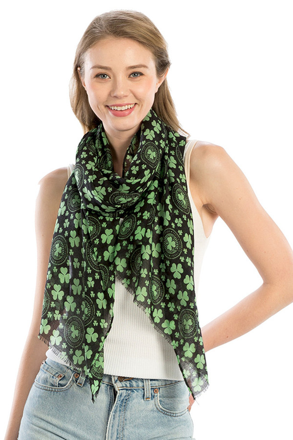 St Patrick Day Oblong Scarf