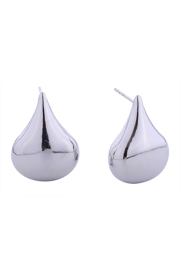 14K Waterdrop Post Earring