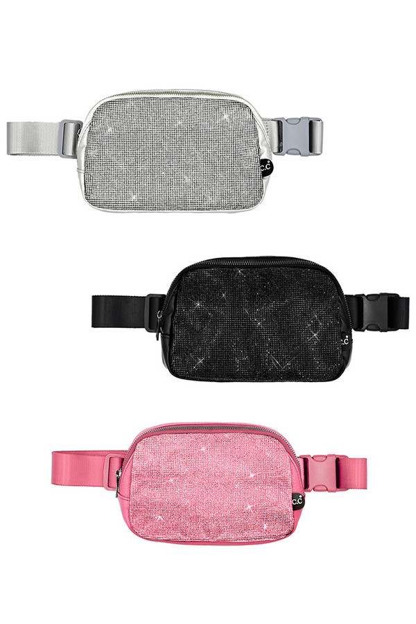 C.C Rhinestone Fanny Pack