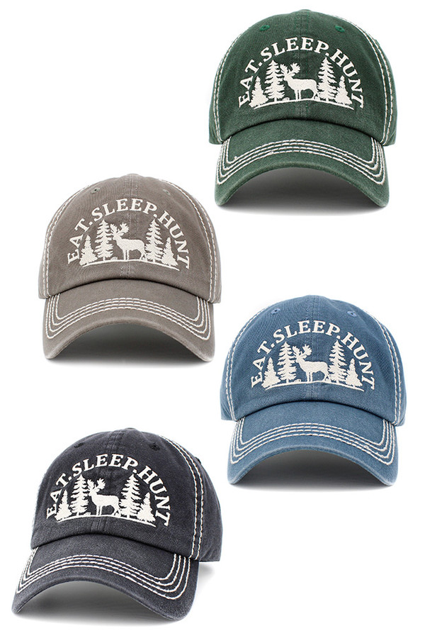 Eat Sleep Hunt Vintage Baseball Cap