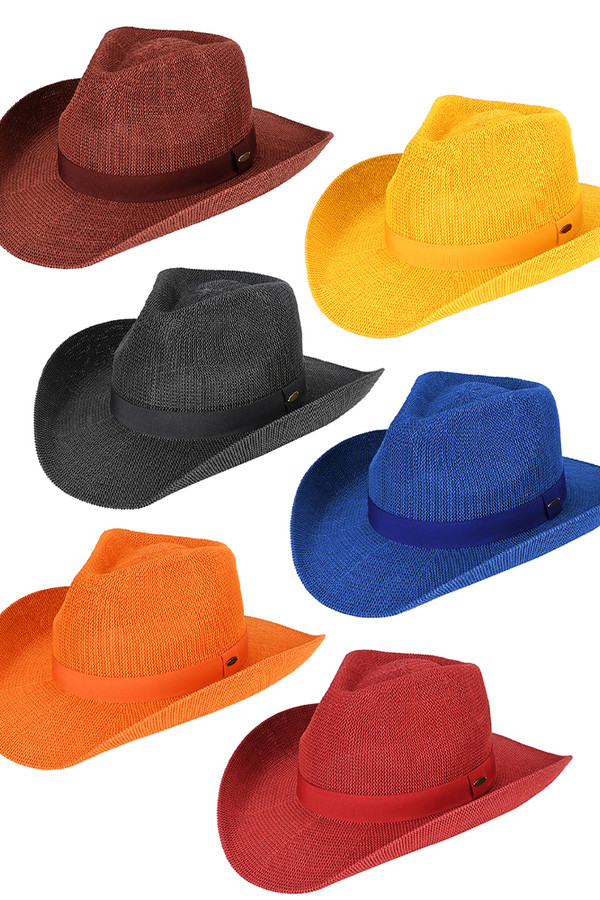 C.C College Team Color Cowboy Hat