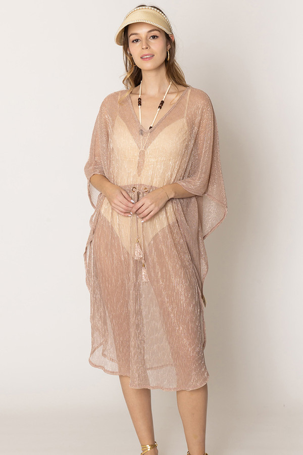 Lurex String Poncho