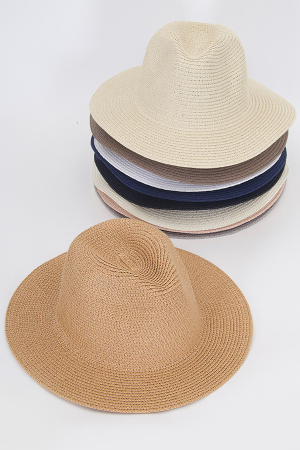 Straw Summer Plain Hat