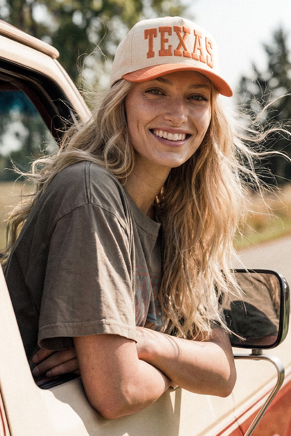 CC BEANIE TEXAS Embroidered Cotton Baseball Cap