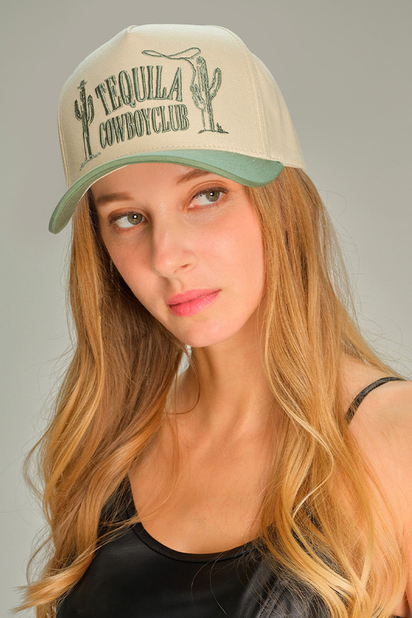 C.C TEQUILA COWBOY CLUB Cotton Trucker Cap C.C TEQUILA COWBOY CLUB Cotton Trucker Cap