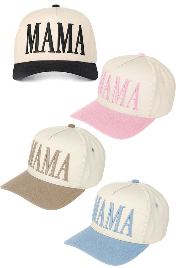 C.C MAMA Letter embroidered Snapback Trucker Hat C.C MAMA Letter embroidered Snapback Trucker Hat