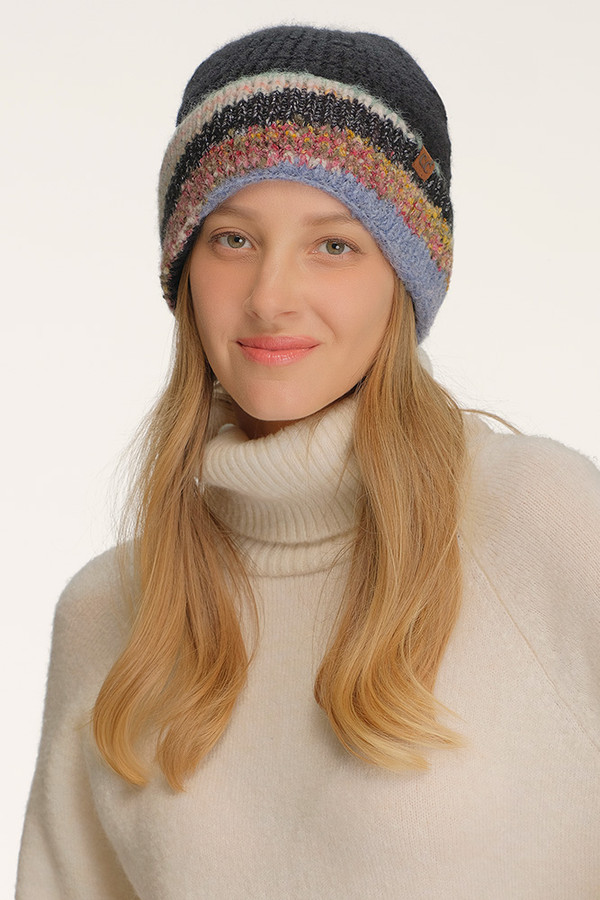 CC BEANIE Multi Marled Yarn Cuff Beanie Winter Hat CC BEANIE Multi Marled Yarn Cuff Beanie Winter Hat