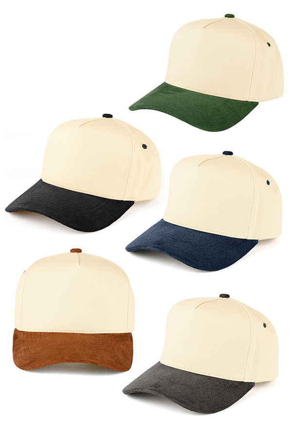 CC BEANIE Suede Bill Two Tone Trucker Snapback Cap CC BEANIE Suede Bill Two Tone Trucker Snapback Cap
