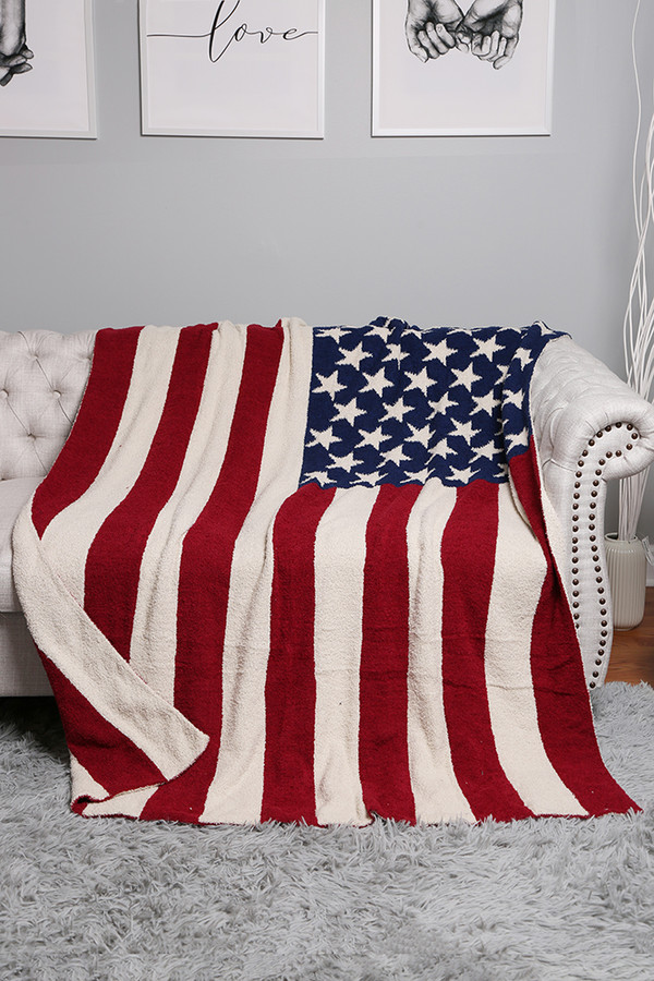 American Flag Reversible Throw Winter Blanket
American Flag Reversible Throw Winter Blanket