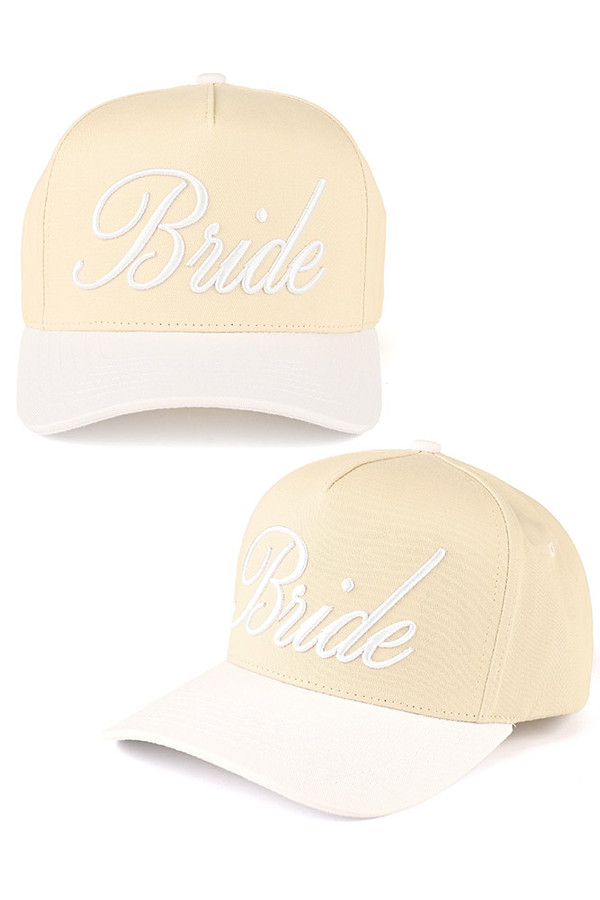 CC BEANIE BRIDE Letter Embroidered Two Tone Trucker Hat Baseball Cap
 CC BEANIE BRIDE Letter Embroidered Two Tone Trucker Hat Baseball Cap