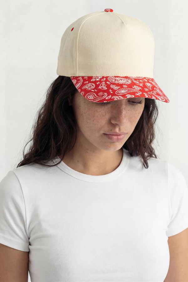 CC BEANIE Paisley Pattern Two Tone Trucker Hat Baseball Cap
Snapback