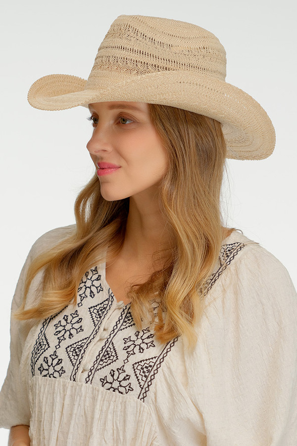 CC BEANIE Pattern Knitted Solid Cowboy Hat