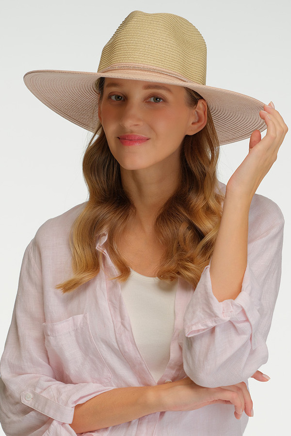 CC BEANIE Two Tone Panama Sun Hat with Band
