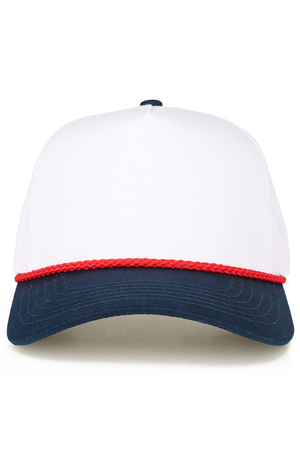 CC BEANIE Two Tone Plain with Rope Point Trucker Hat