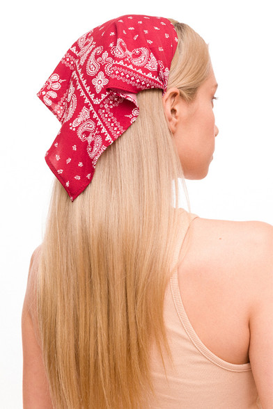 BANDANA HAIR SCARF WITH PIN-BAAC3058-RED