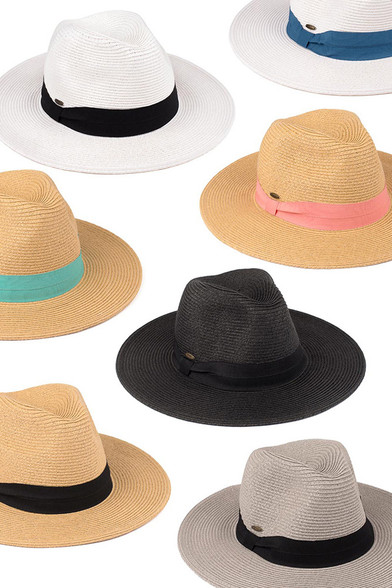 C.C STRAW HAT-ST-02 - HANA WHOLESALE