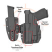 C&G Holsters MOD1 LIMA diagram (back)