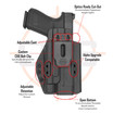 C&G Holsters Detailed Diagram IWB tactical
