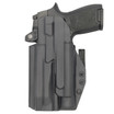 C&G Holsters quickship IWB Tactical ALPHA UPGRADE Springfield XD-M Elite Streamlight TLR1 in holstered position back view
