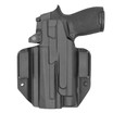 C&G Holsters quickship OWB Tactical FNX45T Streamlight TLR-1 in holstered position back view